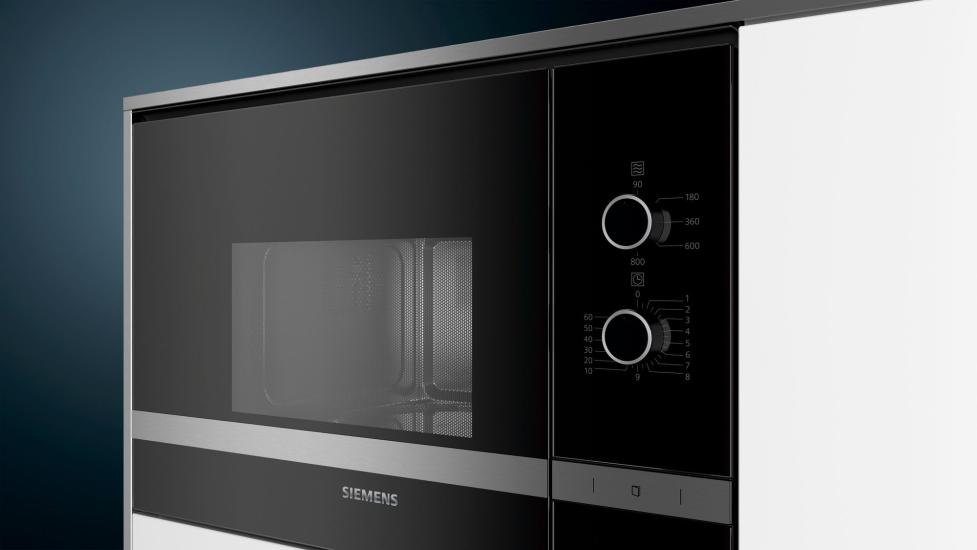 Siemens BF520LMR0 20 lt Siyah Ankastre Mikrodalga Fırın