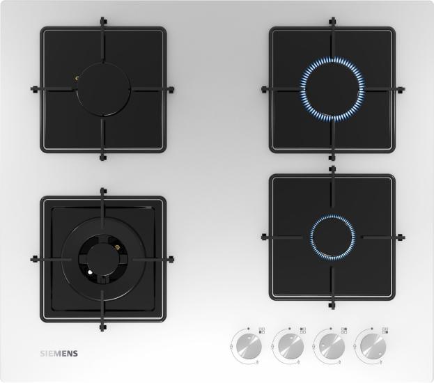 Siemens EN6C2HO12O Wok Gözlü Beyaz Cam Ankastre Ocak
