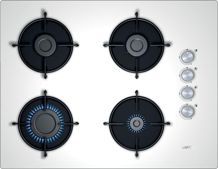 Siemens EO7C2PO10O Beyaz Cam Ankastre Ocak