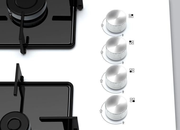 Siemens EO7C2PO12O Beyaz Ankastre Ocak