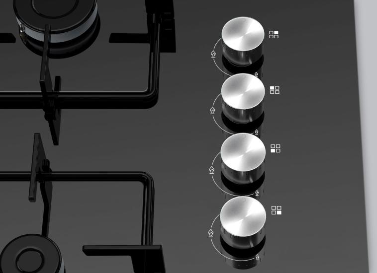 Siemens EO7C6PO12O Siyah Ankastre Ocak