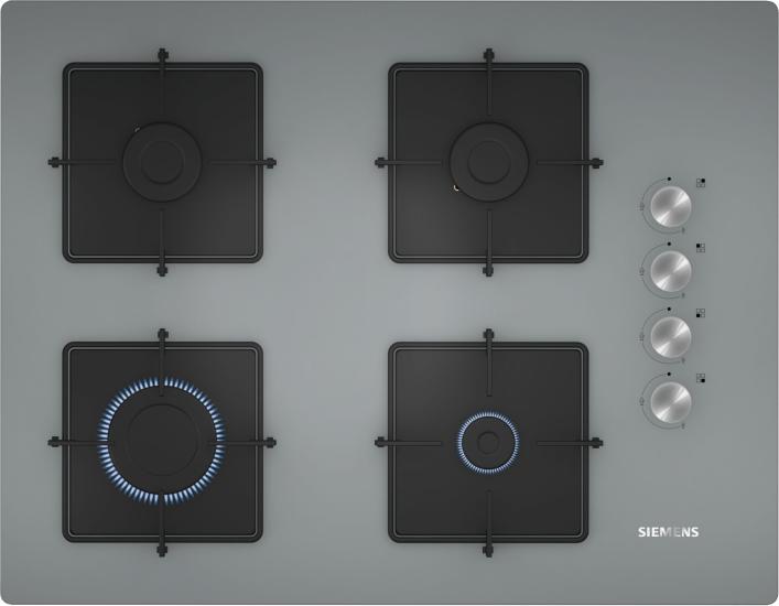 Siemens EO7C8PO12O Ankastre Ocak /Titanium/4G/NG/Tek.Çelik Izgara