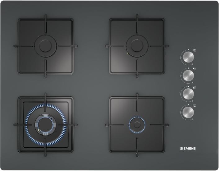 Siemens EO7C9HO12O Ankastre Gazlı Ocak Gri /3G Çelik Izgara