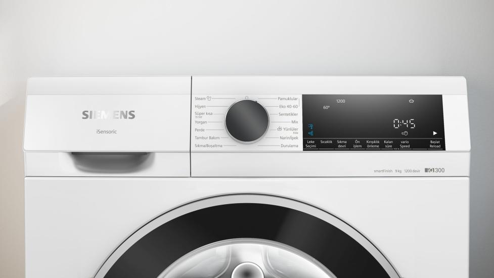 Siemens WG42A1Z0TR 1200 Devir 9 kg Çamaşır Makinesi